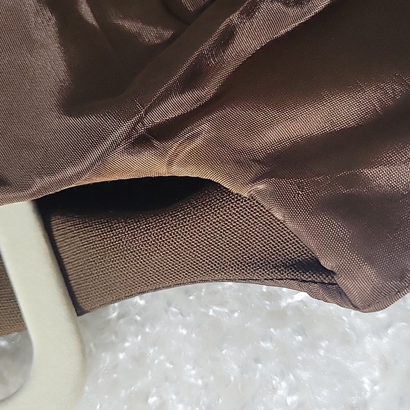 Vintage Sleeveless Dress - Brown/Red/Cream - No Tag (See Measurements) - Picture 12 of 12